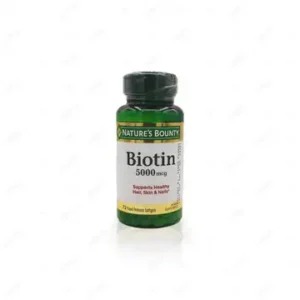 Natures Bounty Biotin Softgels 5000Mcg (1 Bottle = 72 Capsules)